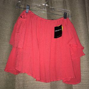 Plus Size Off Shoulder Crop Top